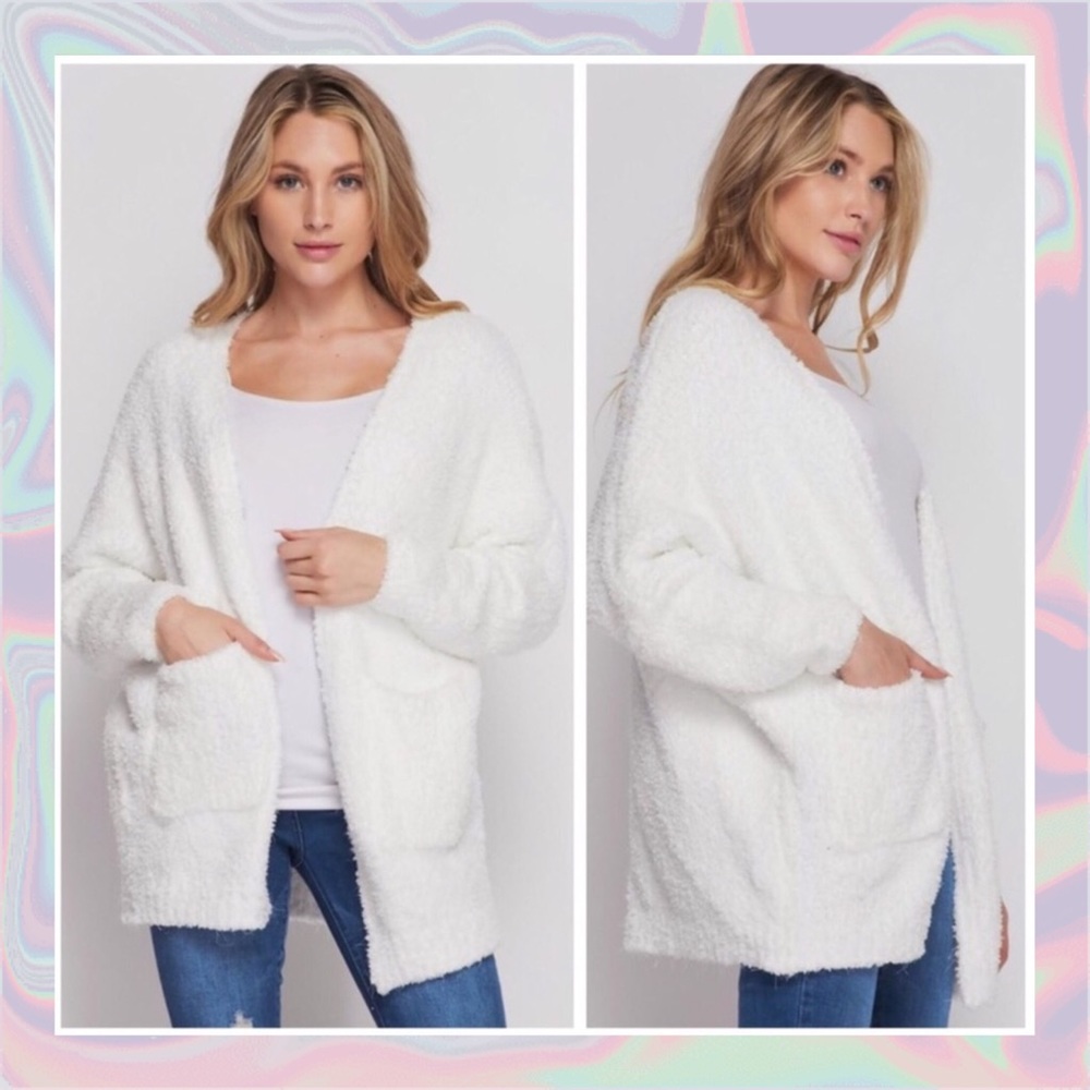 ❗️NEW❗️Fleece Open Front Cardigan Sweater